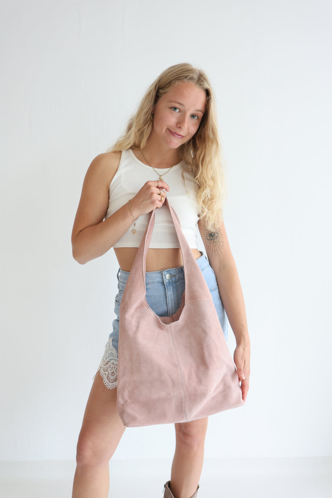Classic Leather Suede Bag
