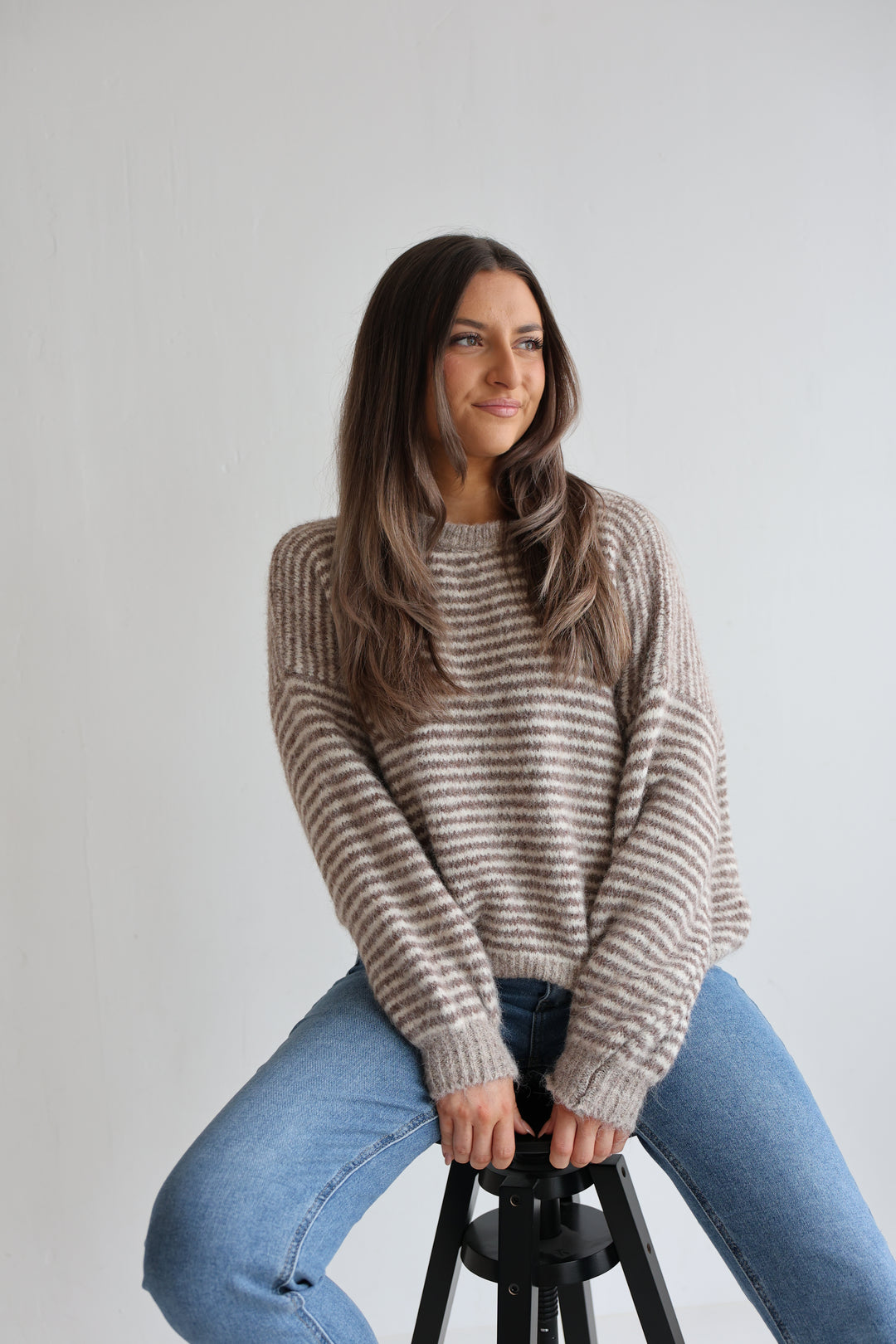 Gestreifter Pullover Moodline Knit