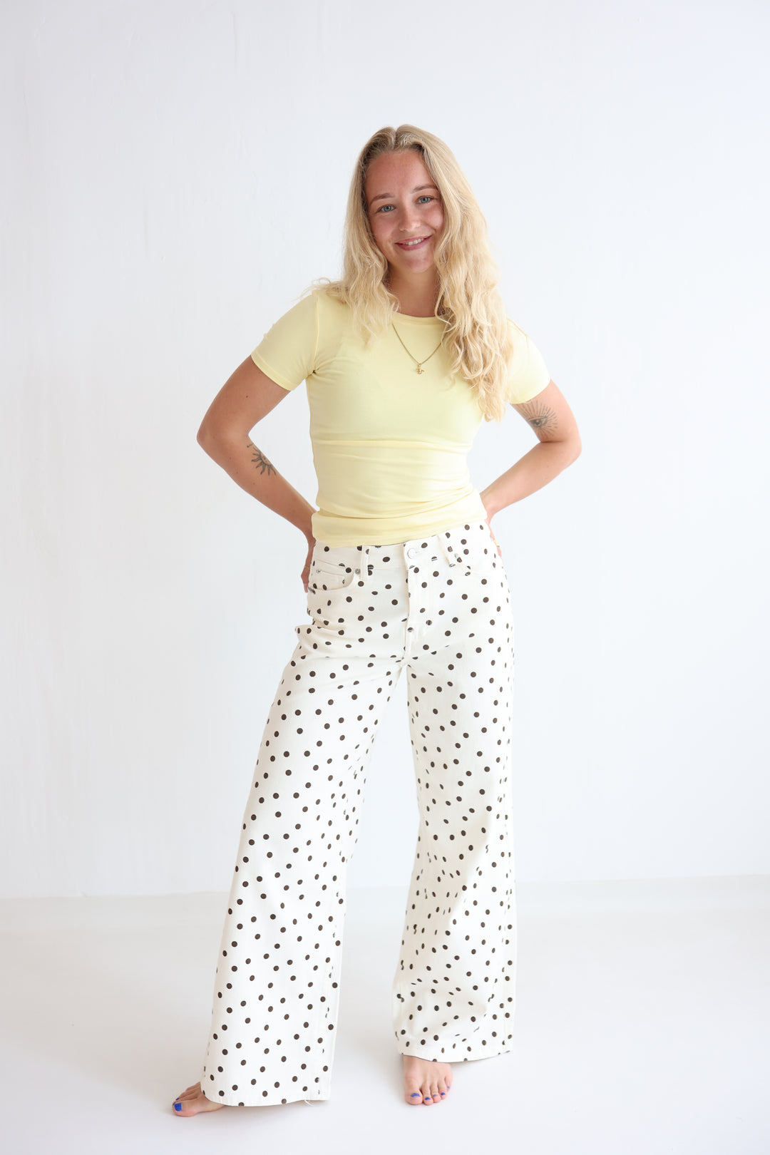 Chocolate Dot Jeans