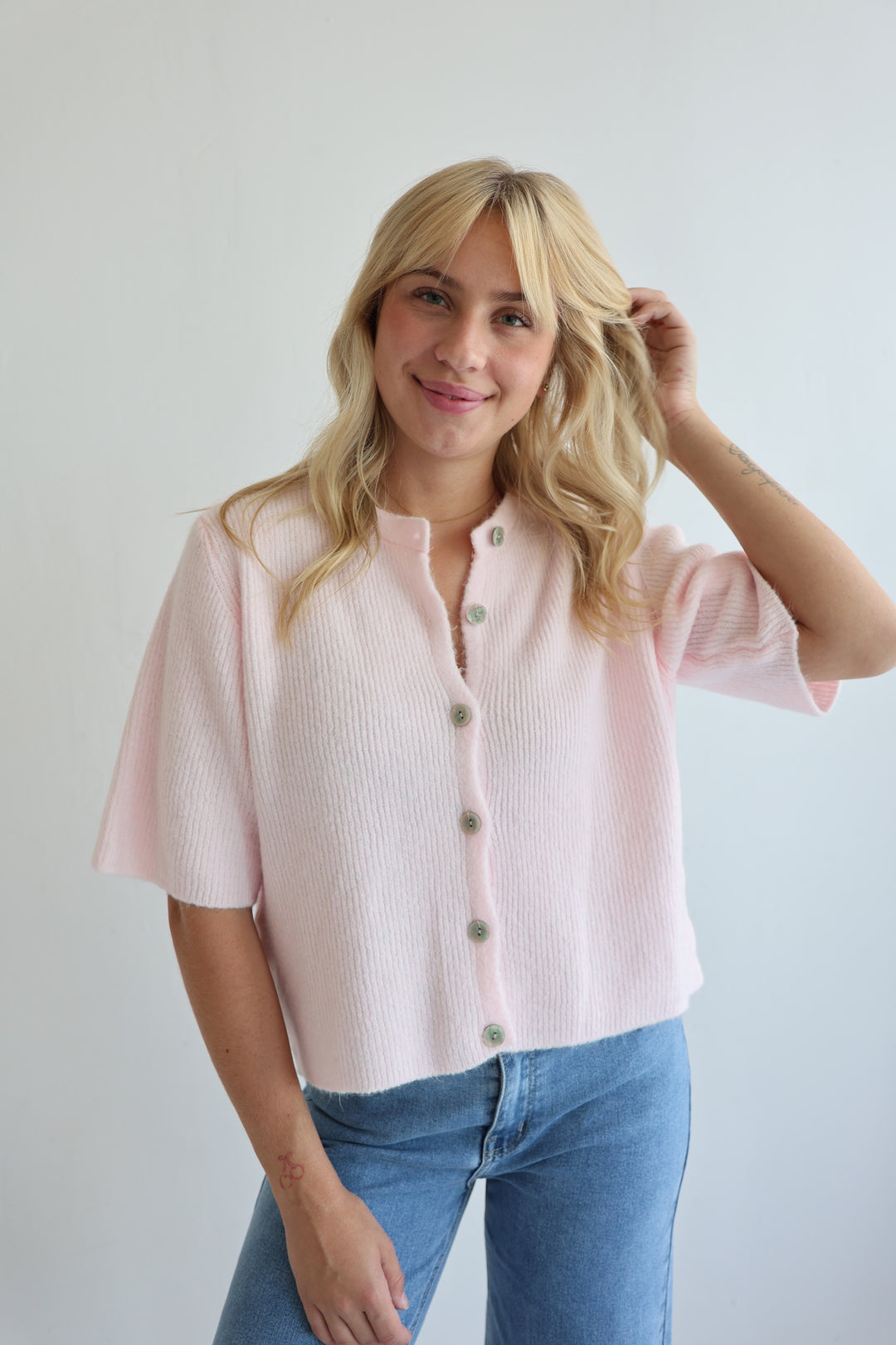 Kurzarm Cardigan Jolina