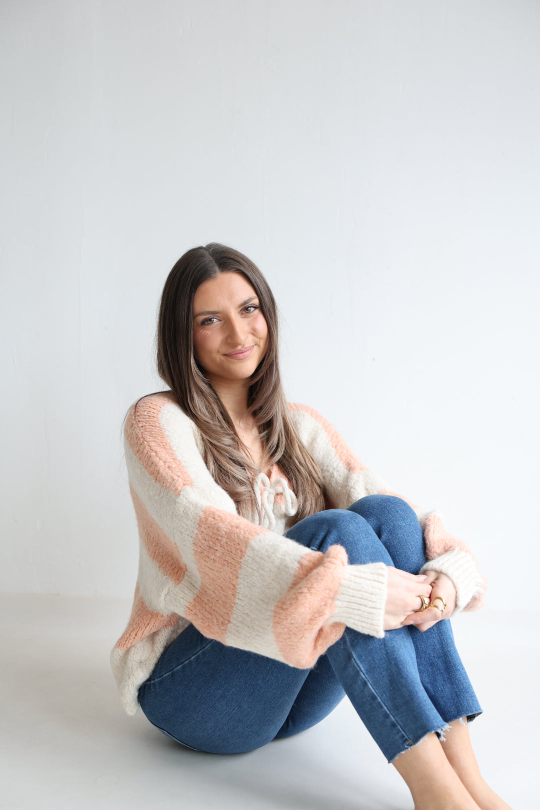 Gestreifter Cardigan Luana