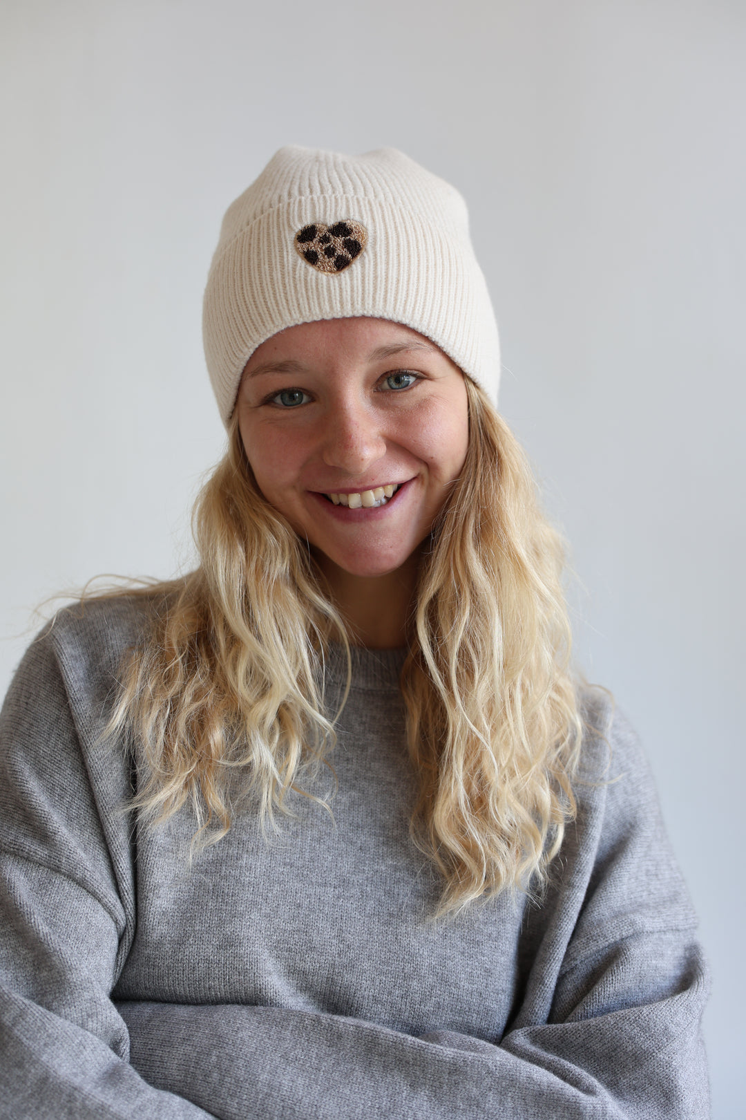 Mütze Leopard Heart