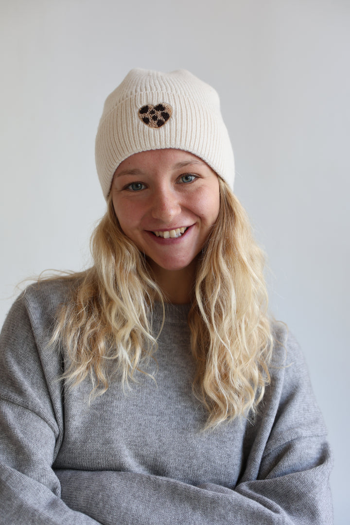 Mütze Leopard Heart