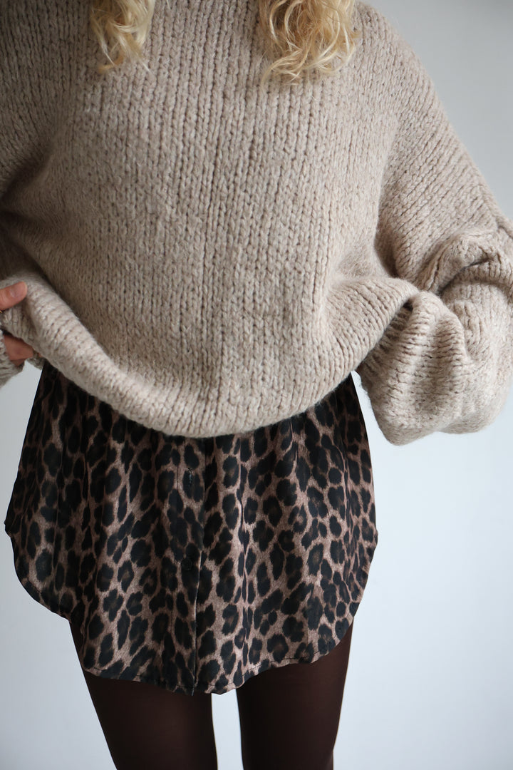 Blusenrock mit Leoprint