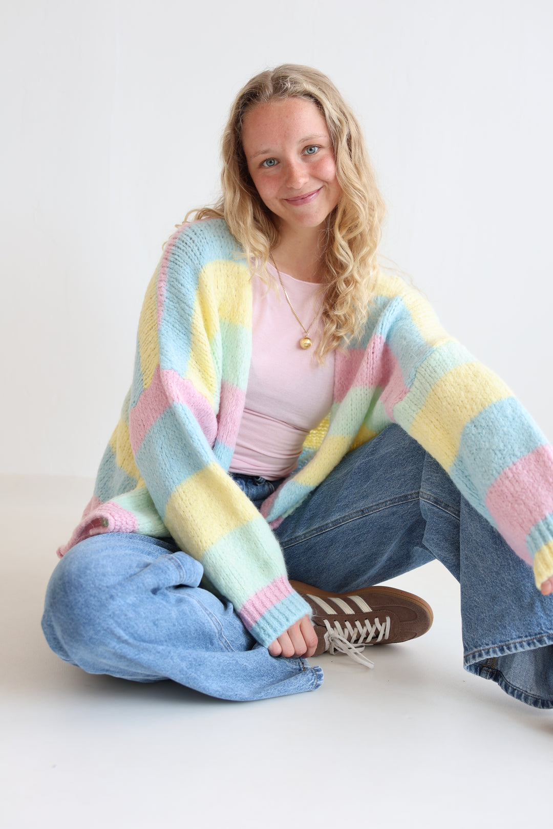 Cardigan Rainbow Knit