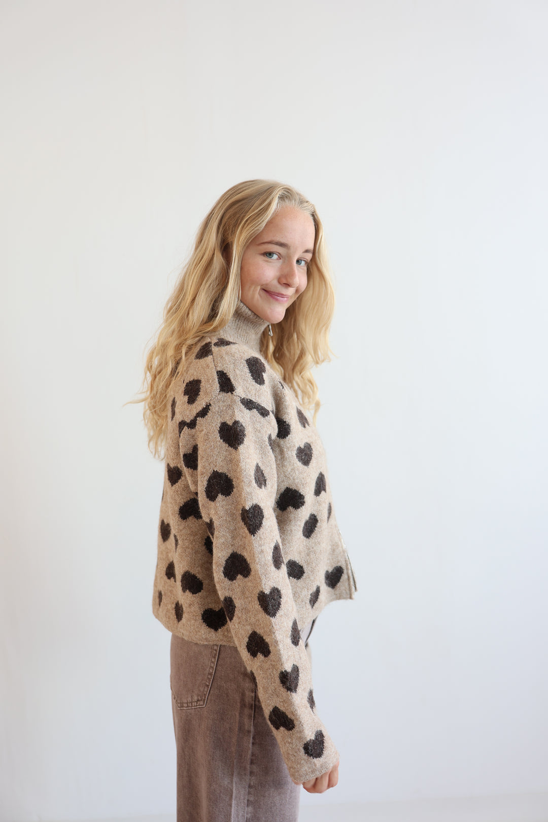 Heartbound Half-Zip Sweater