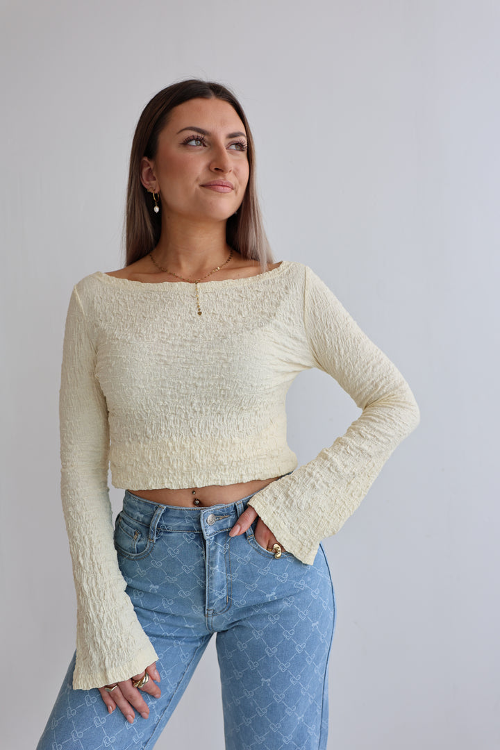 Longsleeve mit Struktur Ina