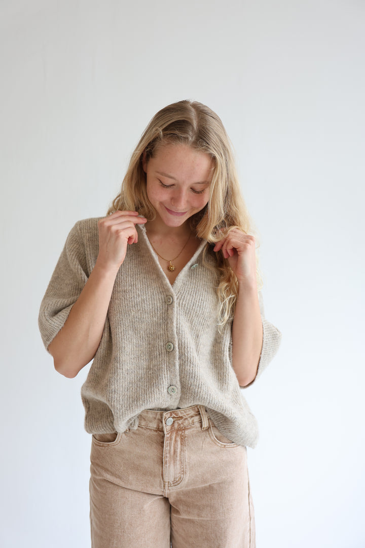 Kurzarm Cardigan Jolina