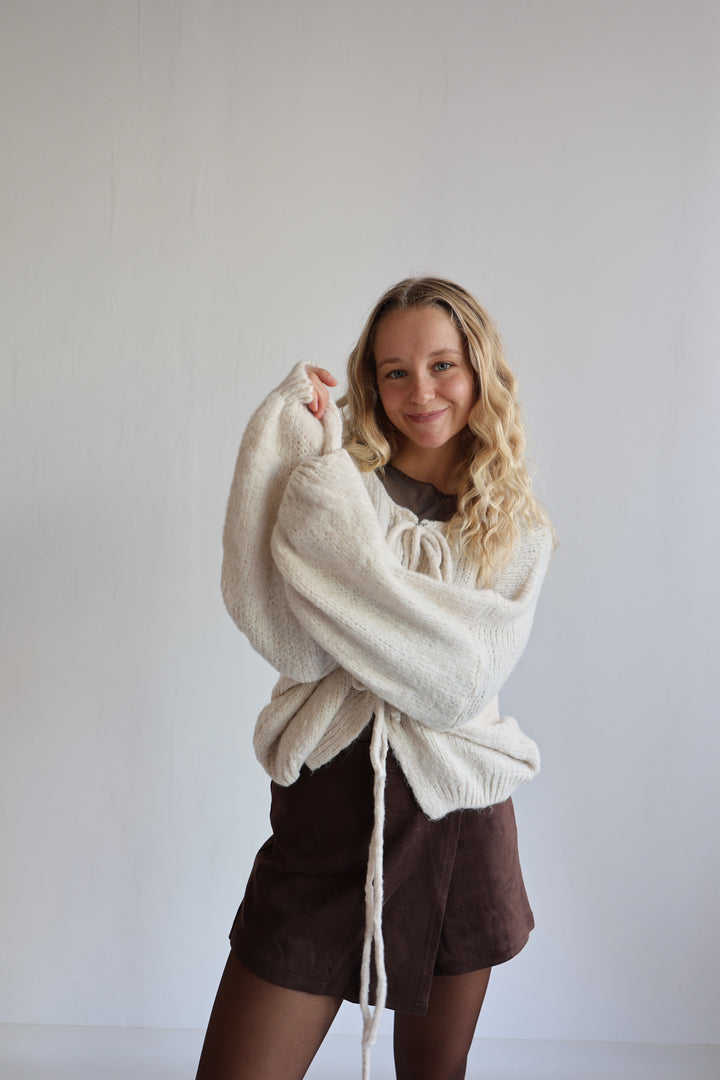Langarm Cardigan mit Schleifen Lilly