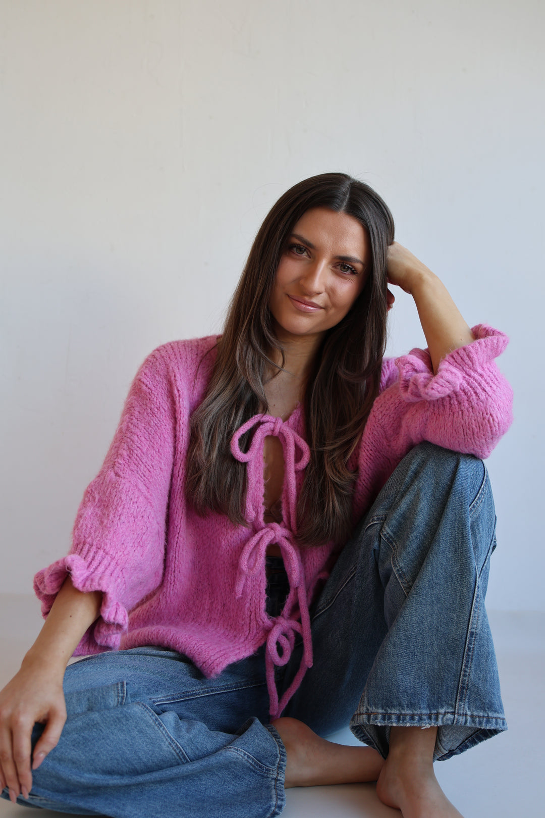 Cardigan mit Schleifen Lilly (3/4-Arm)