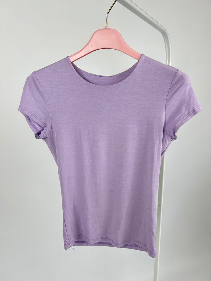 T-SHIRT SIMPLY SEAMLESS FLIEDER EINHEITSGRÖSSE (B-WARE)
