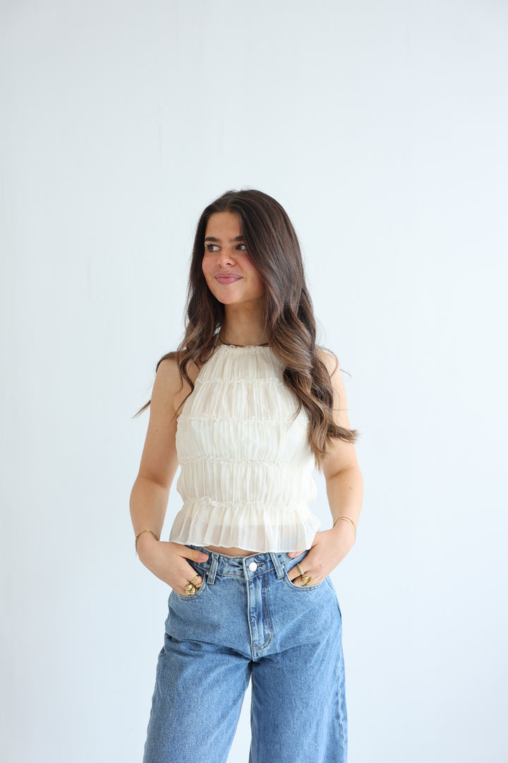 Sunlit Ruffle Top