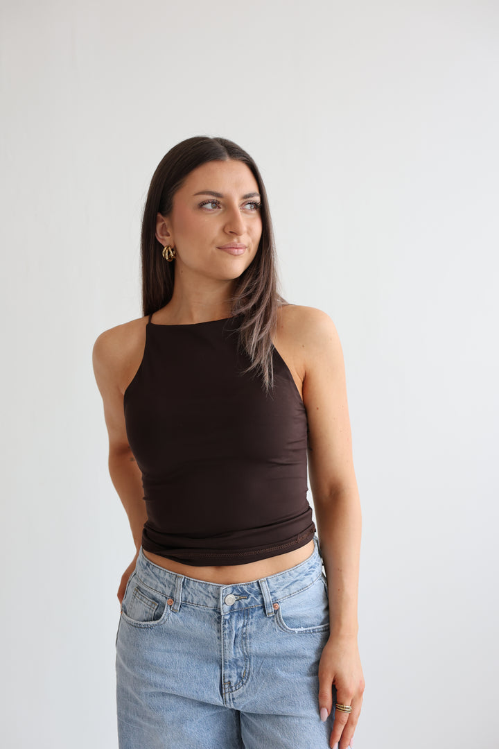 Top mit Spaghettiträgern Fenja