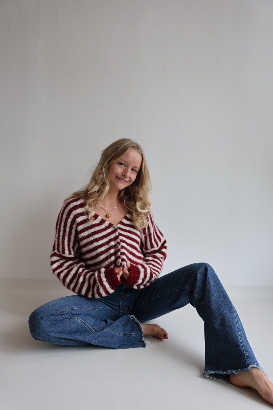 Gestreifter Cardigan Cosima