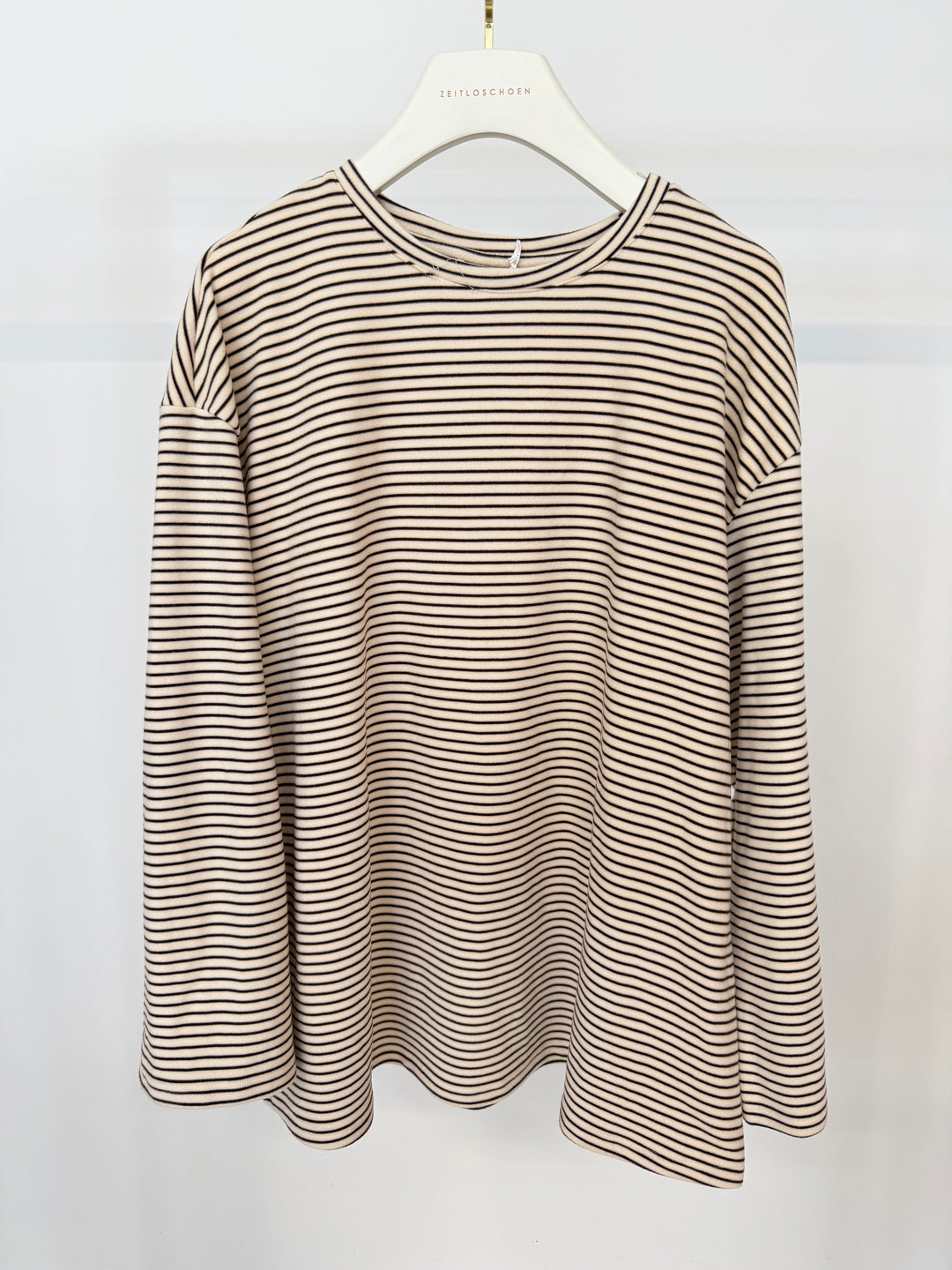 GESTREIFTES LONGSLEEVE STRIPED SOUL BEIGE GR.S/M (B-WARE)