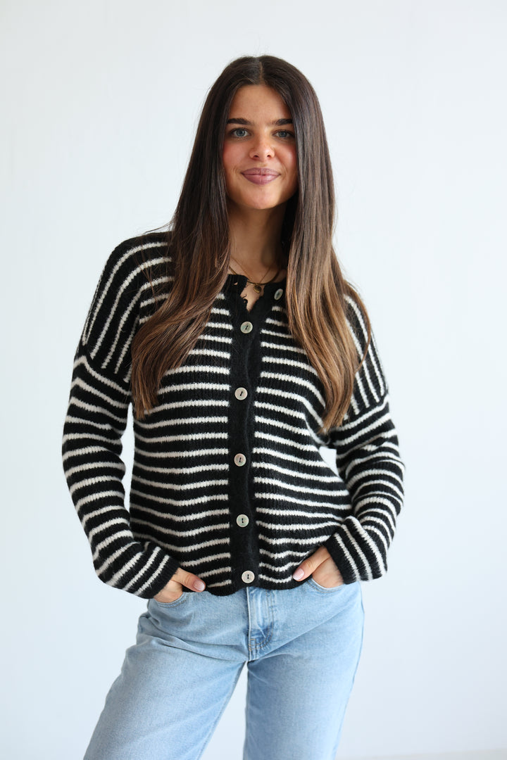 Gestreifter Cardigan Josephine