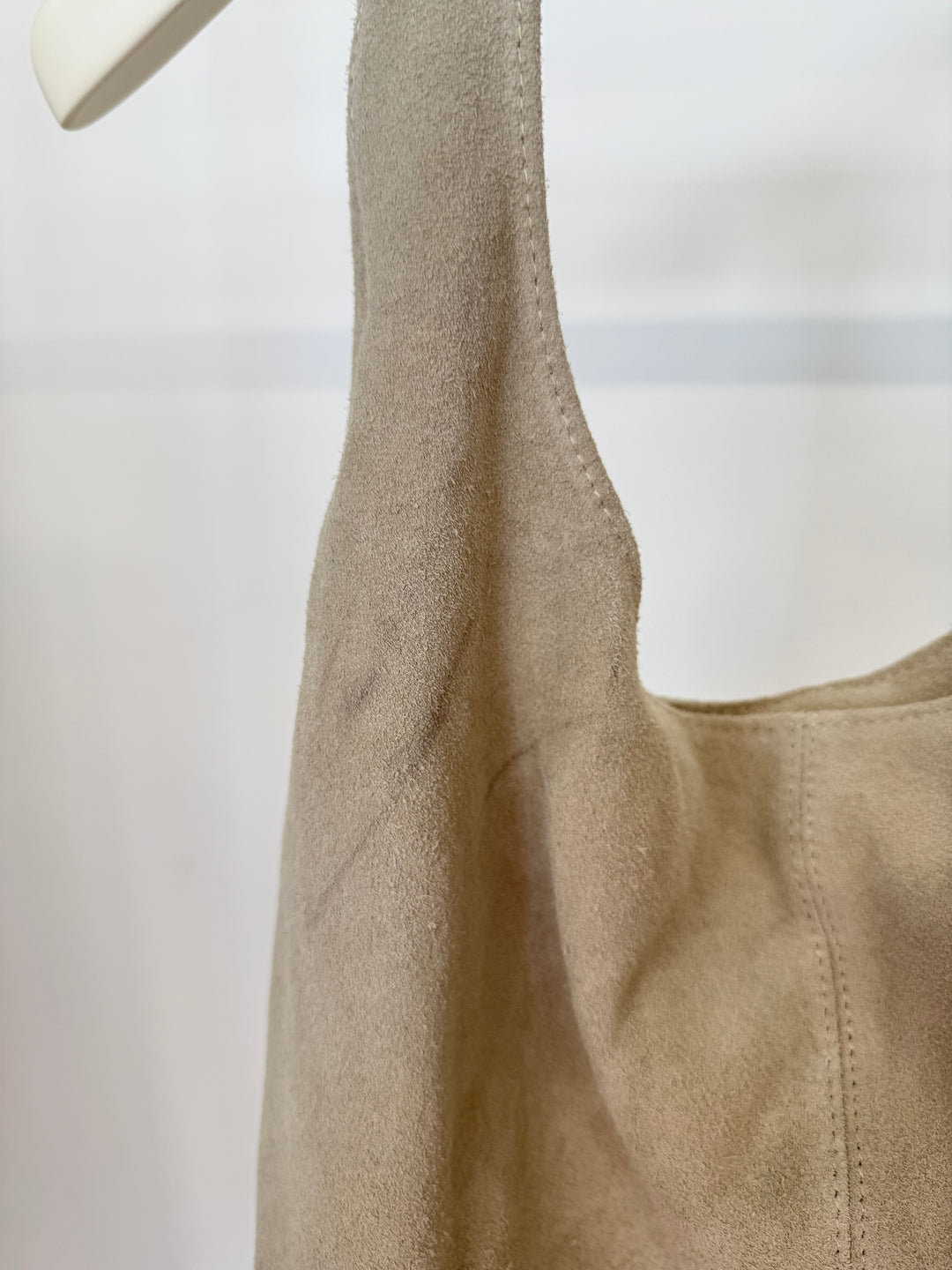 HANDTASCHE AUS WILDLEDER CHESTNUT DREAM VANILLA(B-WARE)