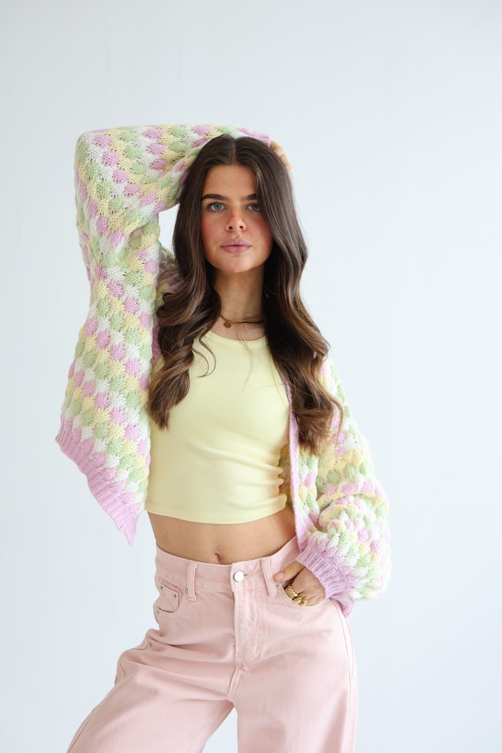 Sugar Pop Knit Cardigan