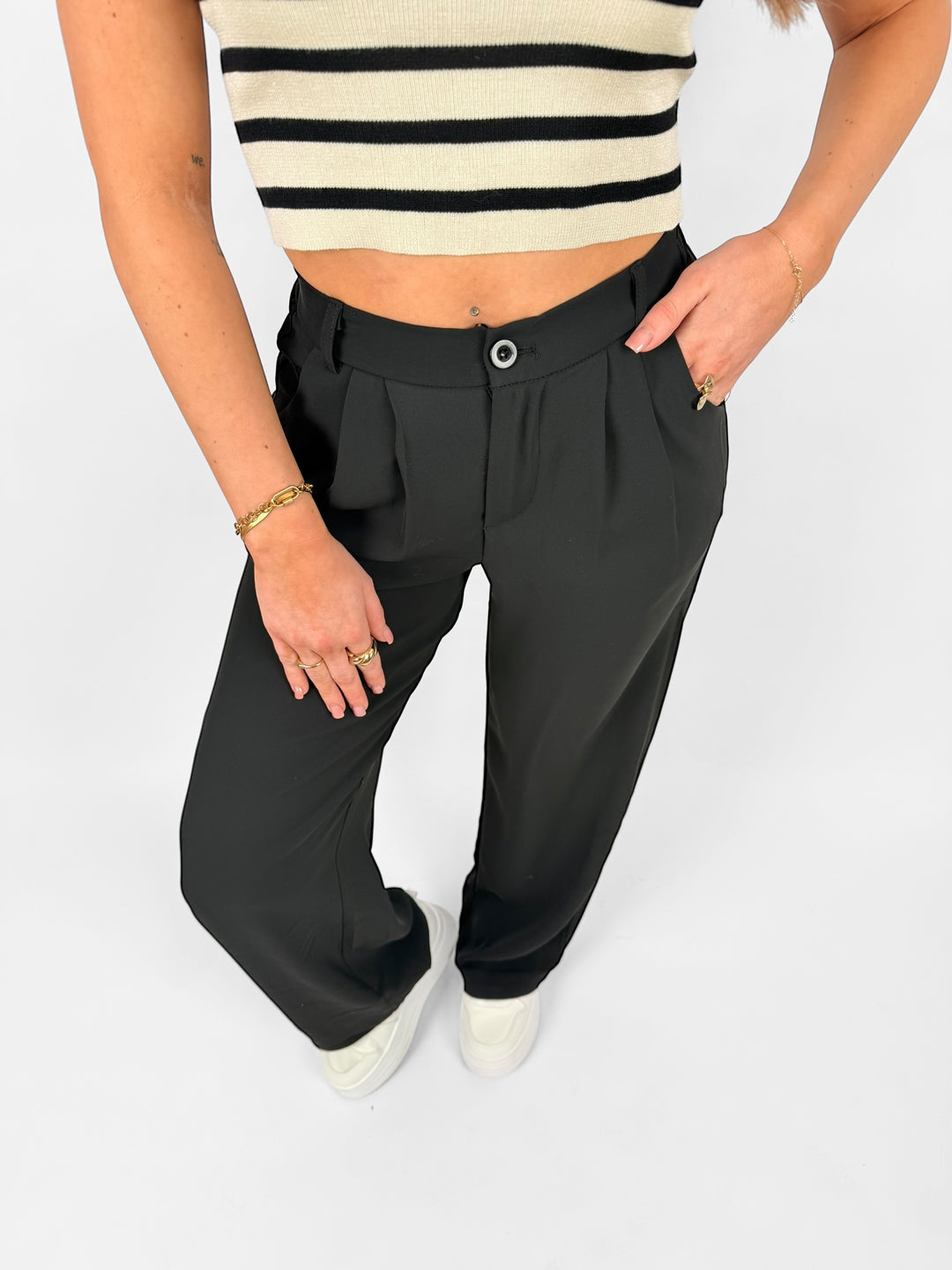 Lange Hose mit geradem Schnitt Sina