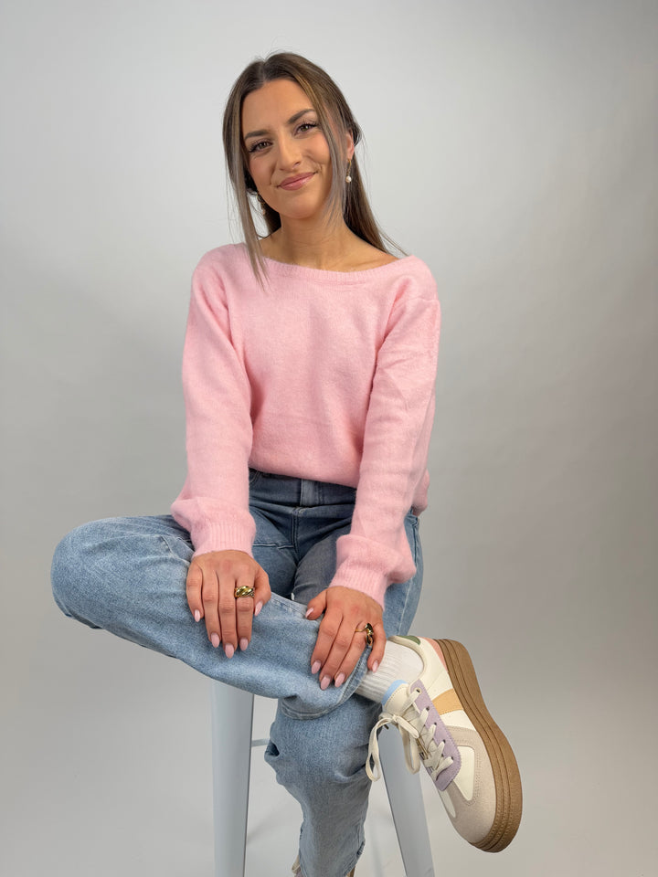 Pullover Cozy Bow Time