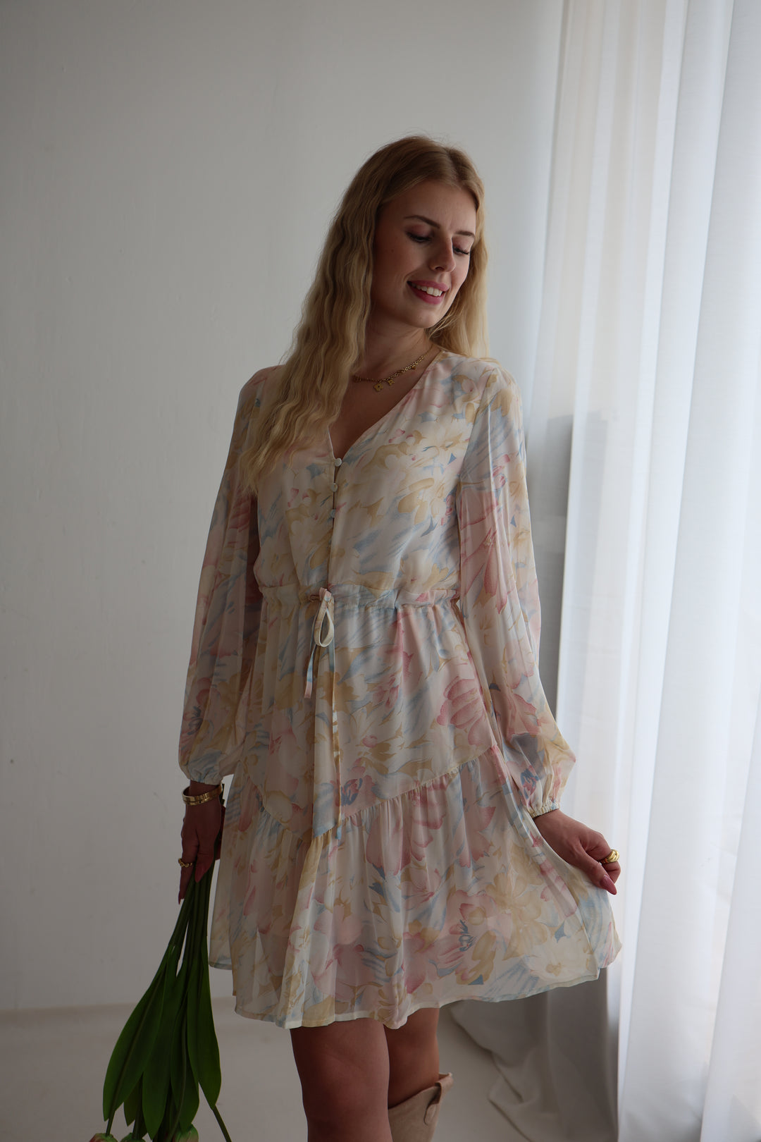 Sommerkleid mit Floralprint Laurella