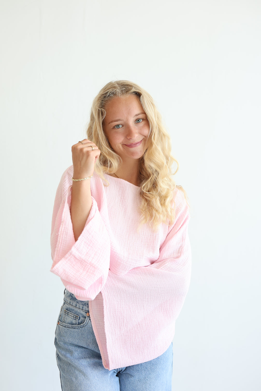 Off-Shoulder Musselinshirt Liz