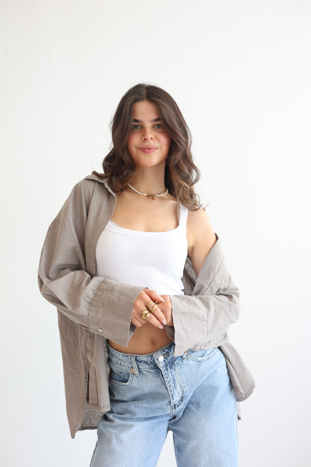 Classic Oversized Cotton Hemd