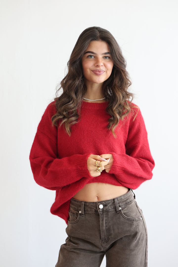 Red Velvet Cloud Sweater