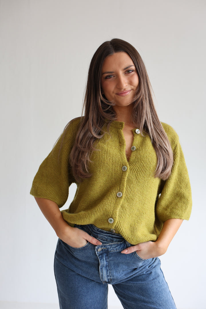 Kurzarm Cardigan Jolina