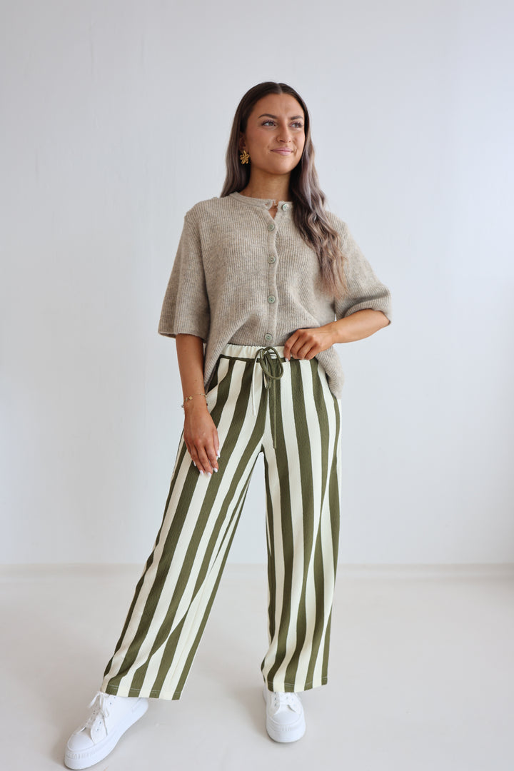 Gestreifte Hose Blockstripes (kurze Länge)
