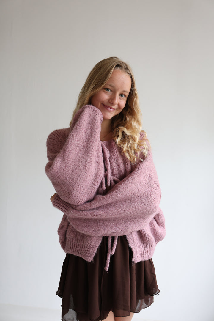 Langarm Cardigan mit Schleifen Lilly