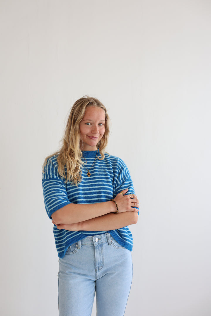 Short Striped Knit