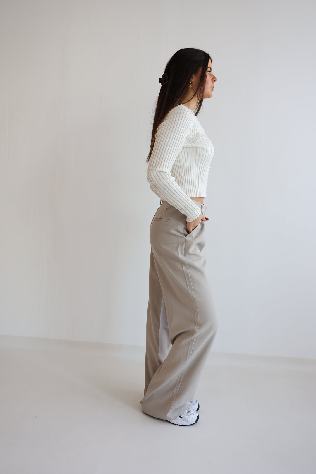 Bundfaltenhose Casual Look