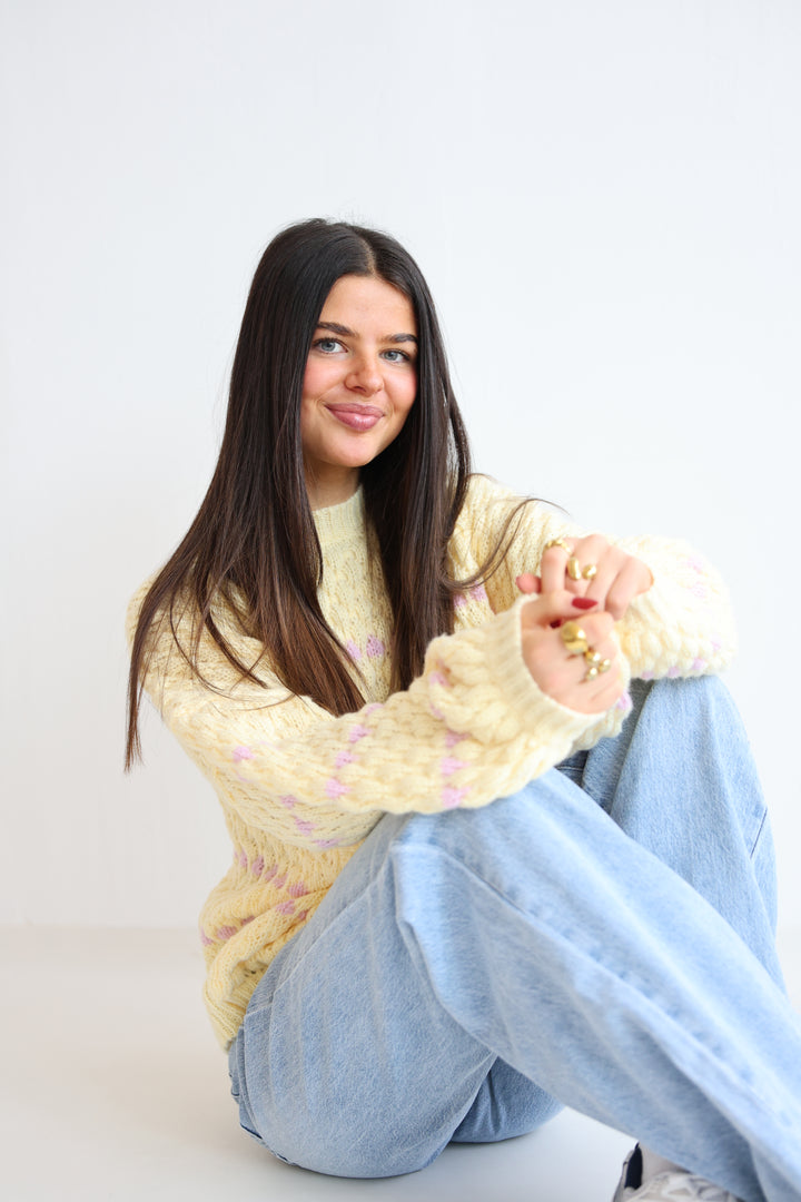 Bubble Knit Pullover