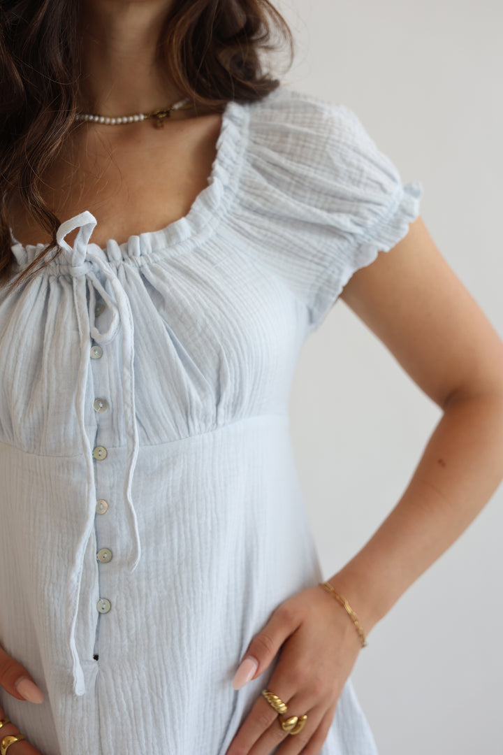 Taffy Pastel Ruffle Midi Dress