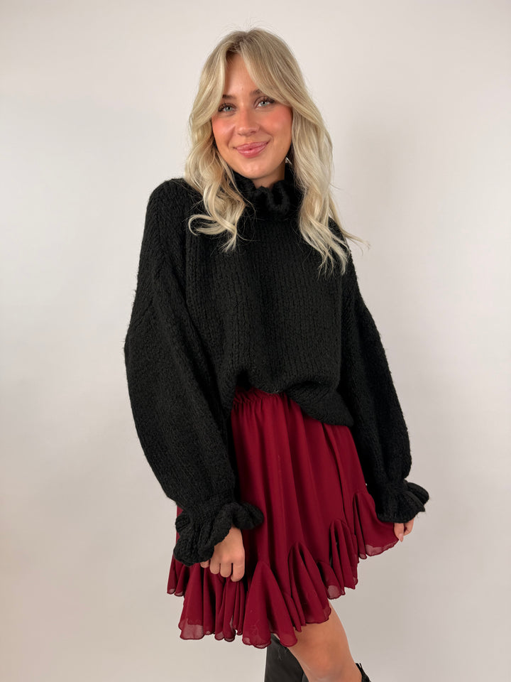 Pullover mit Rüschenkragen Melli
