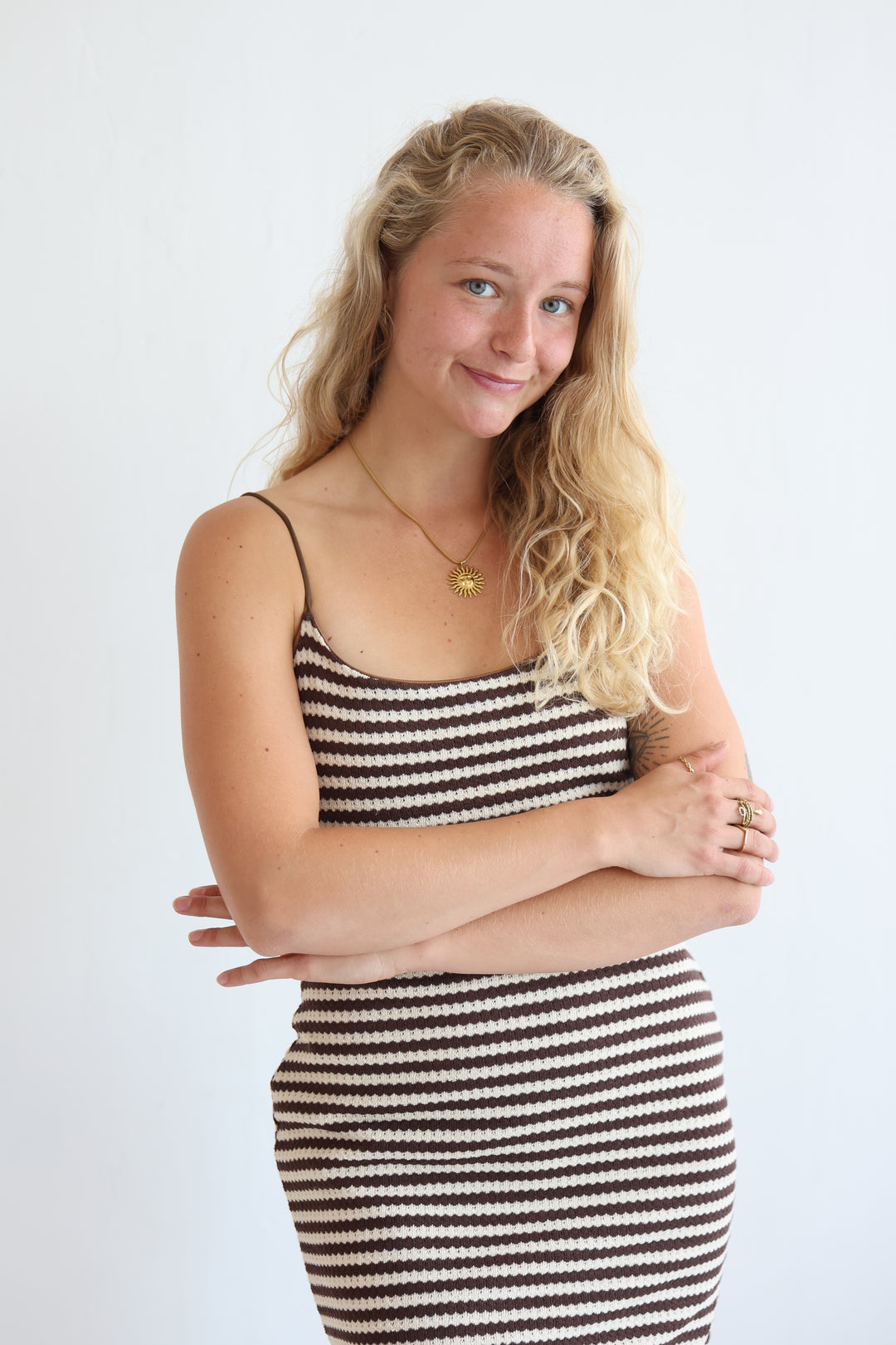 Striped Knit Dress