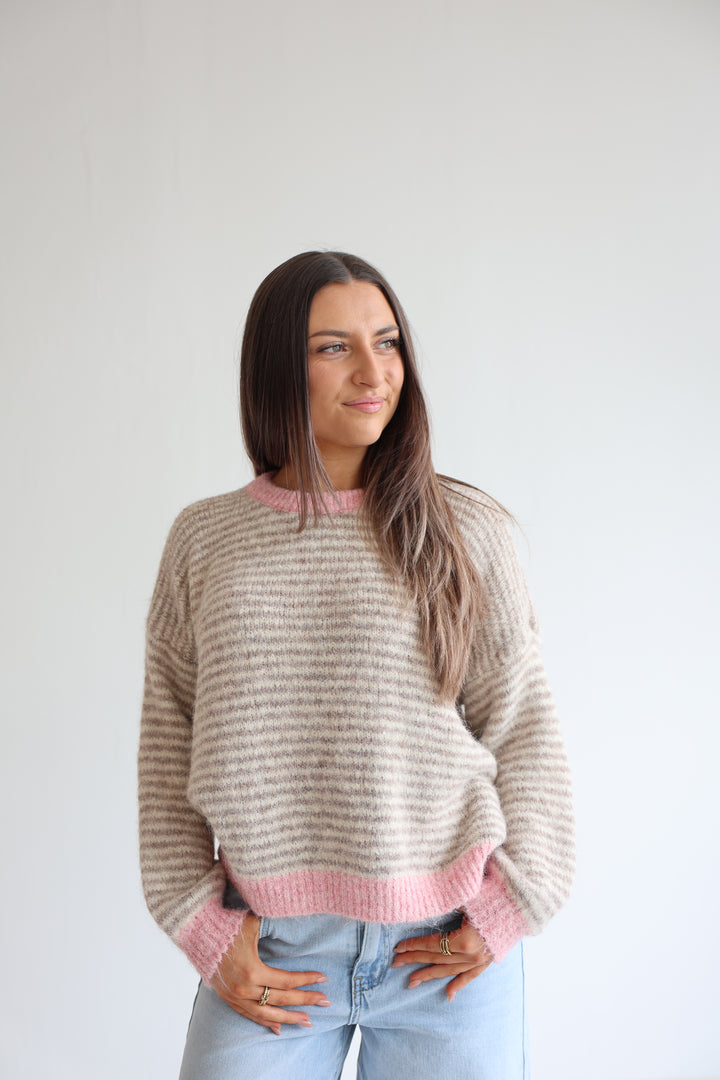 Gestreifter Pullover Moodline Knit