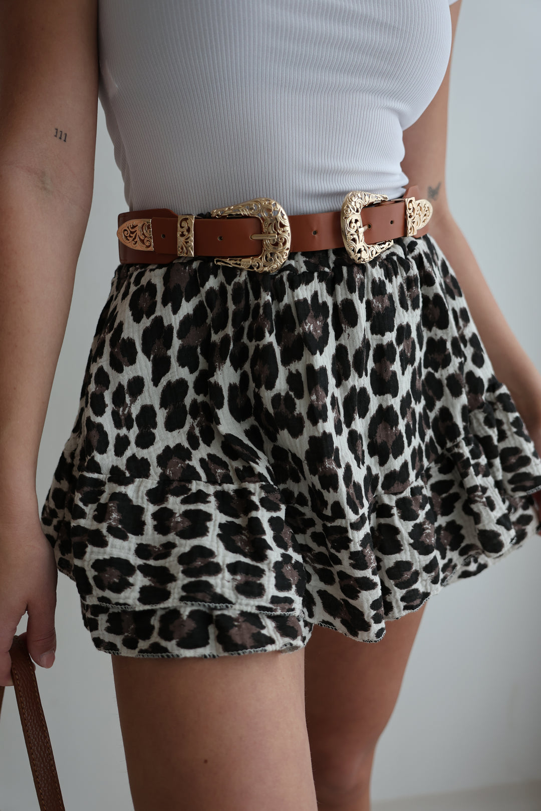 Hosenrock mit Leoprint Ella