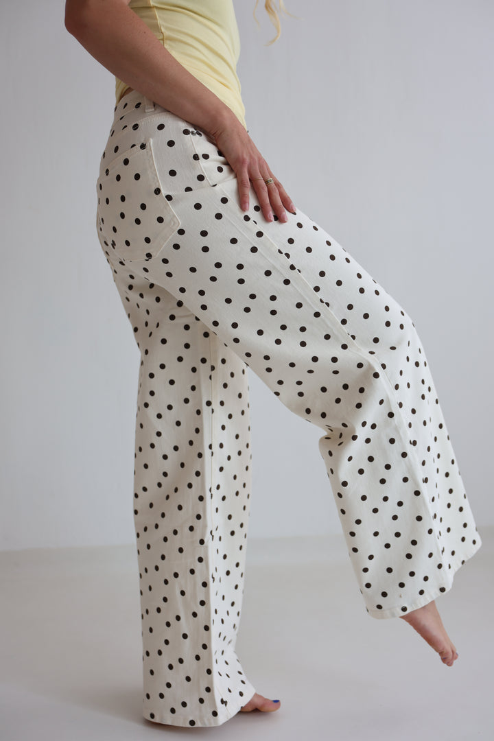 Chocolate Dot Jeans