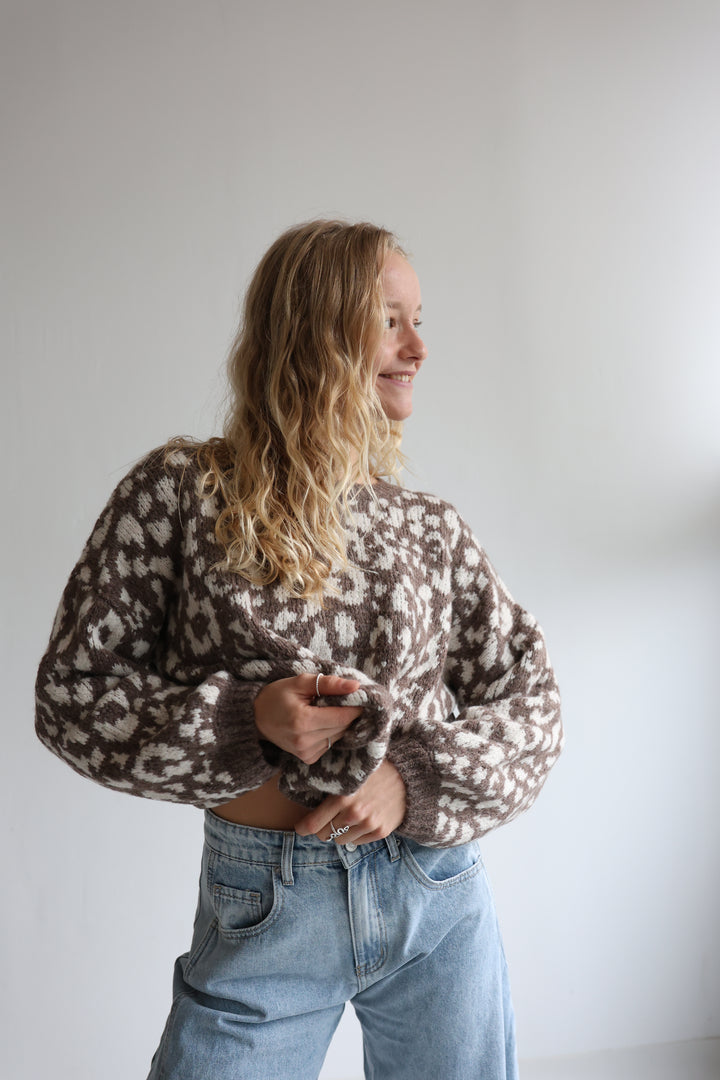 Soft Leopard Knit