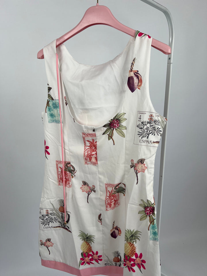 KURZES LEINENKLEID PROVENCE GR.36/38 (B-WARE)