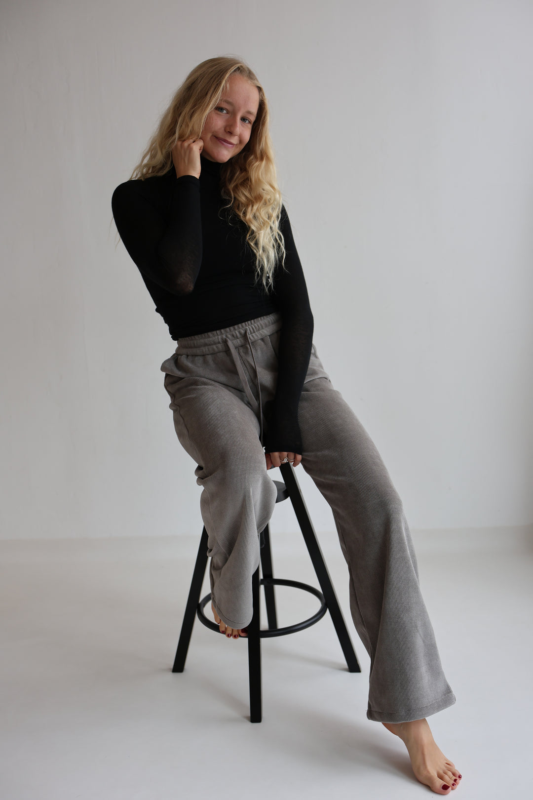 Casual Fit Cordhose
