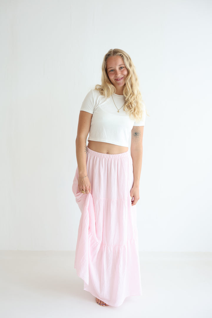 Cotton Maxi Skirt