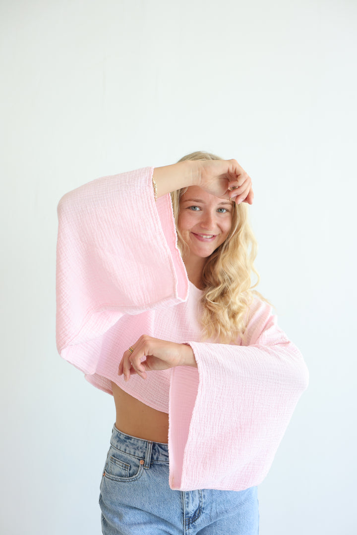 Off-Shoulder Musselinshirt Liz