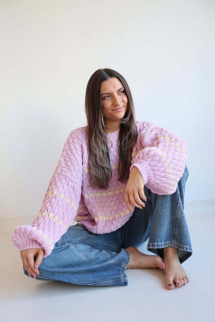 Bubble Knit Pullover