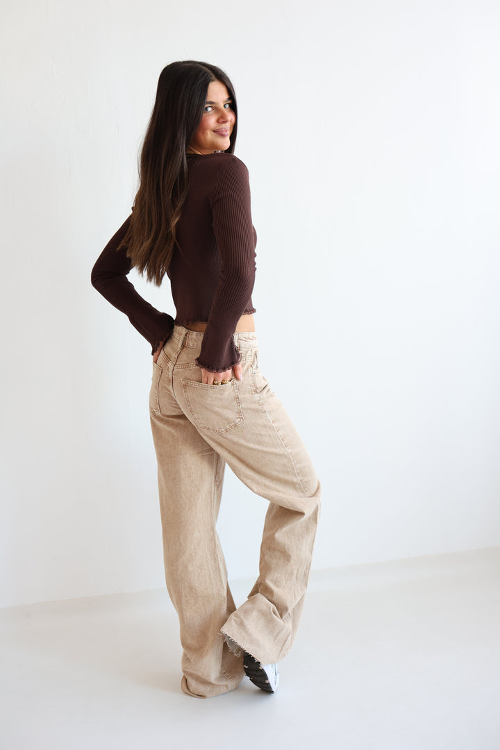 Extra Long Wide Leg Jeans Thessa