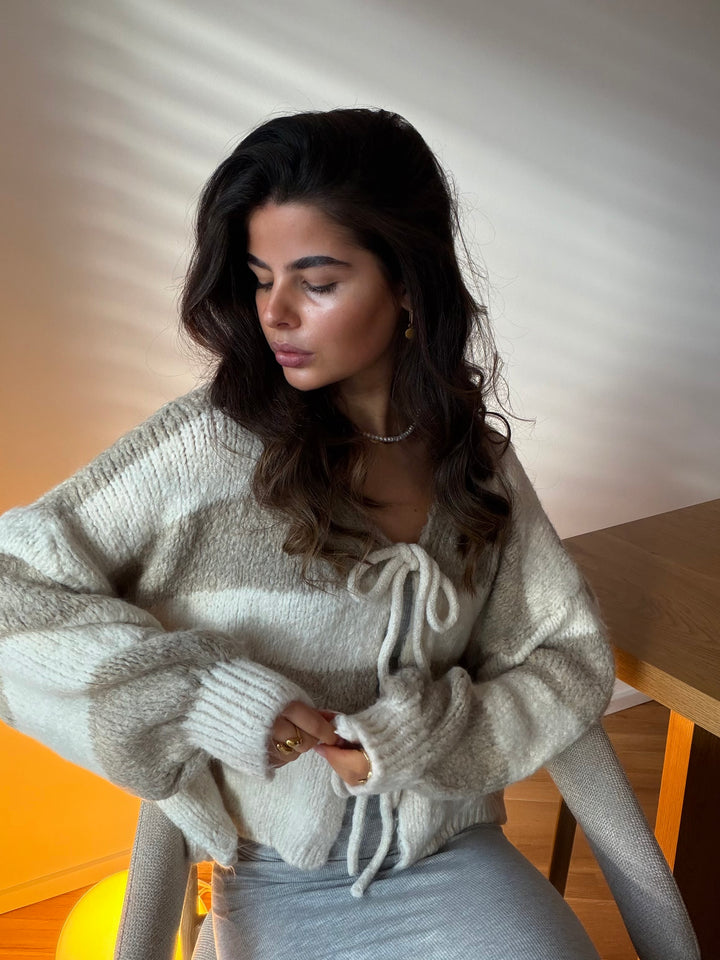 Gestreifter Cardigan Luana