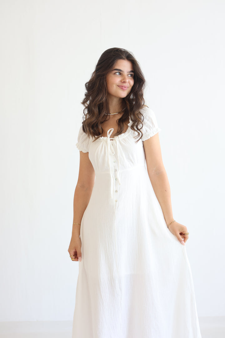 Taffy Pastel Ruffle Midi Dress