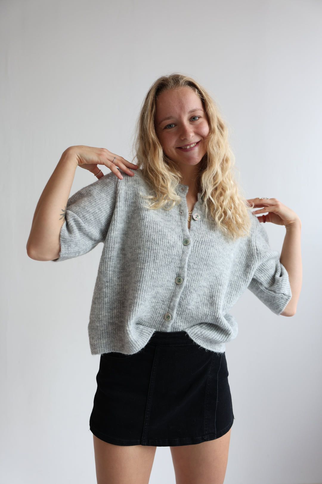 Kurzarm Cardigan Jolina